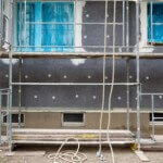 Scaffolding needing insurance Scaffolding on building site