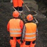 Groundworkers in high risk job