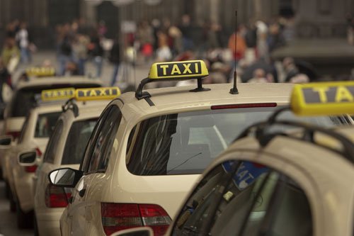 image of taxi rank