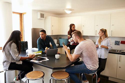 students in their rental property