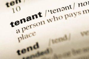 definition of a tenant